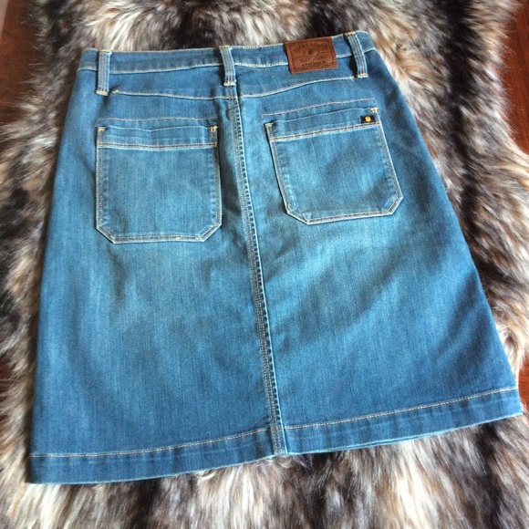 Lucky Brand *NWT* Women's Fairview Button Front Jean Skirt - Picture 3 of 9